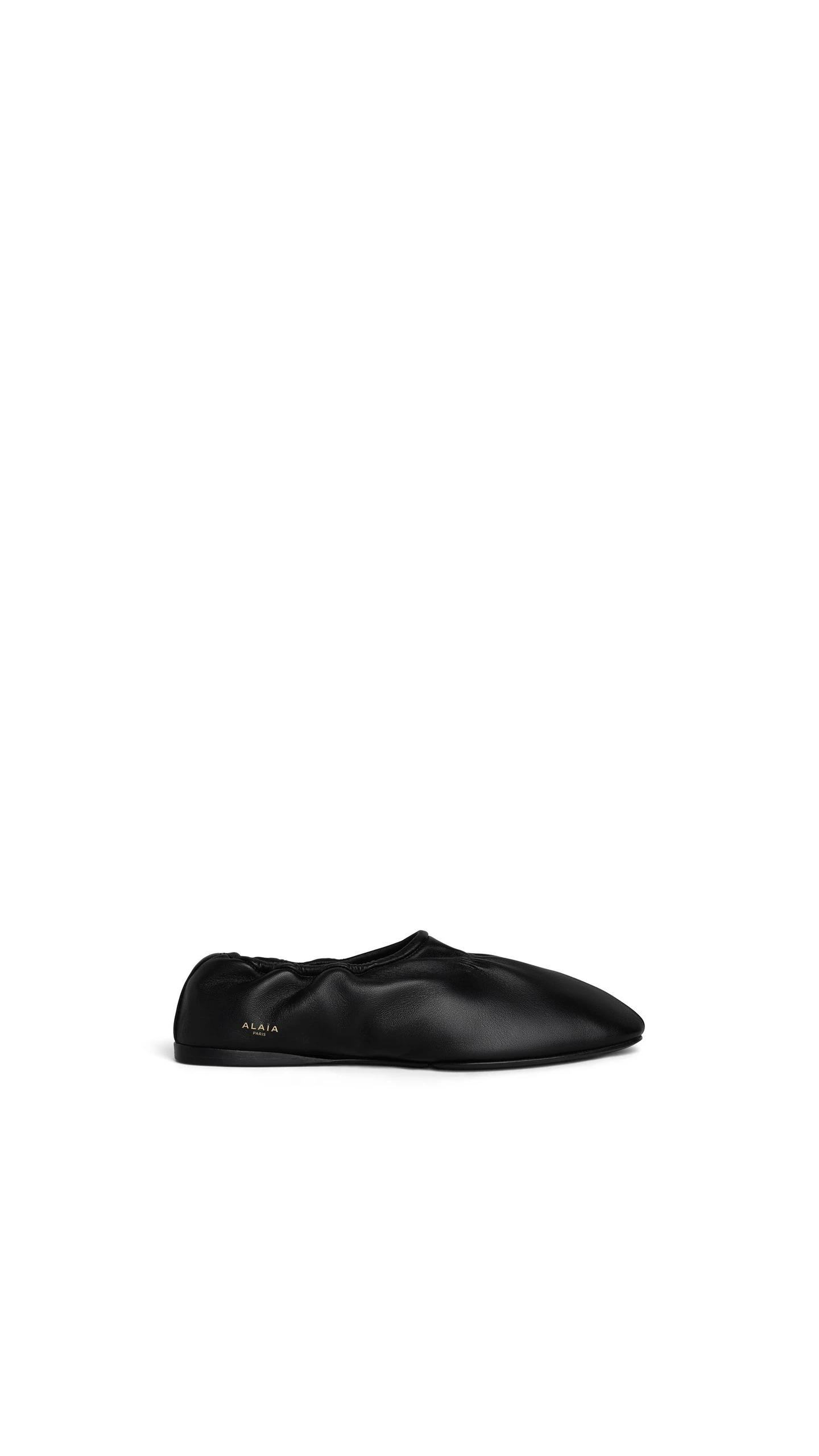 Alaia Supple Slippers in Leather, Black Alaia Supple Slippers in Leather, Black | Flats | Luxury Shoes