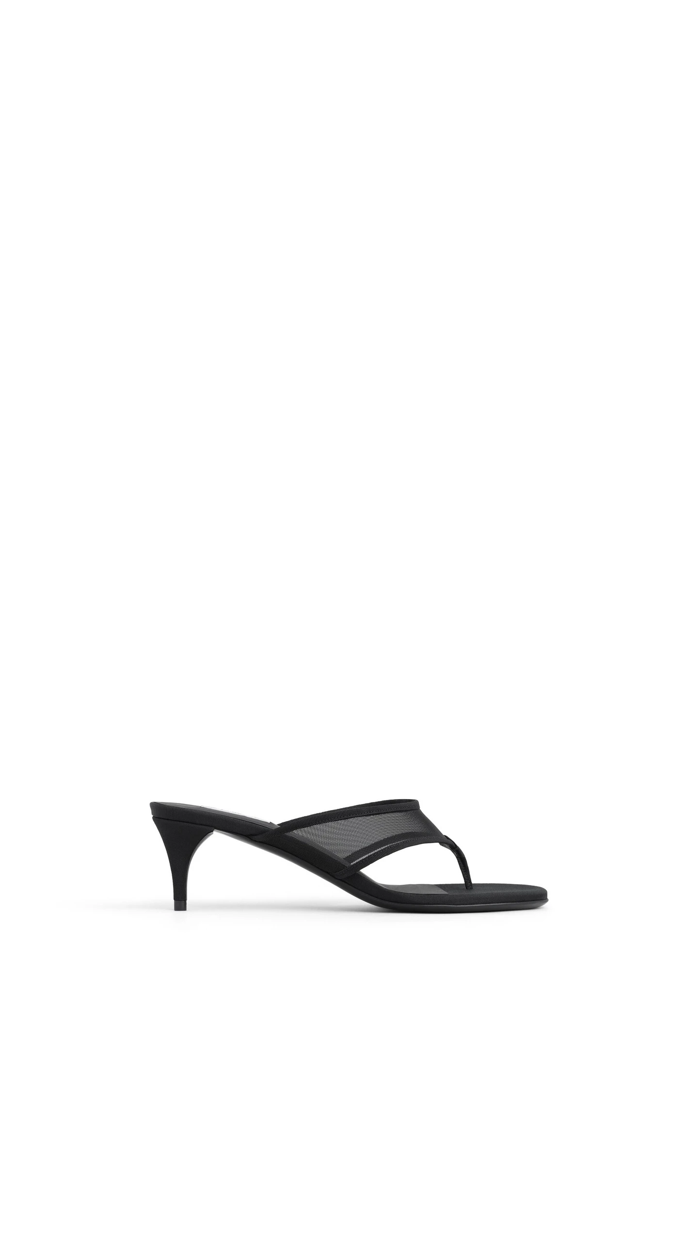 Alaia Thong Mules in Mesh, Black, 55 mm Alaia Thong Mules in Mesh, Black, 55 mm | Mules | Luxury Shoes