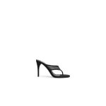 Alaia Thong Mules in Mesh, Black, 90 mm | Mules | Luxury Shoes 