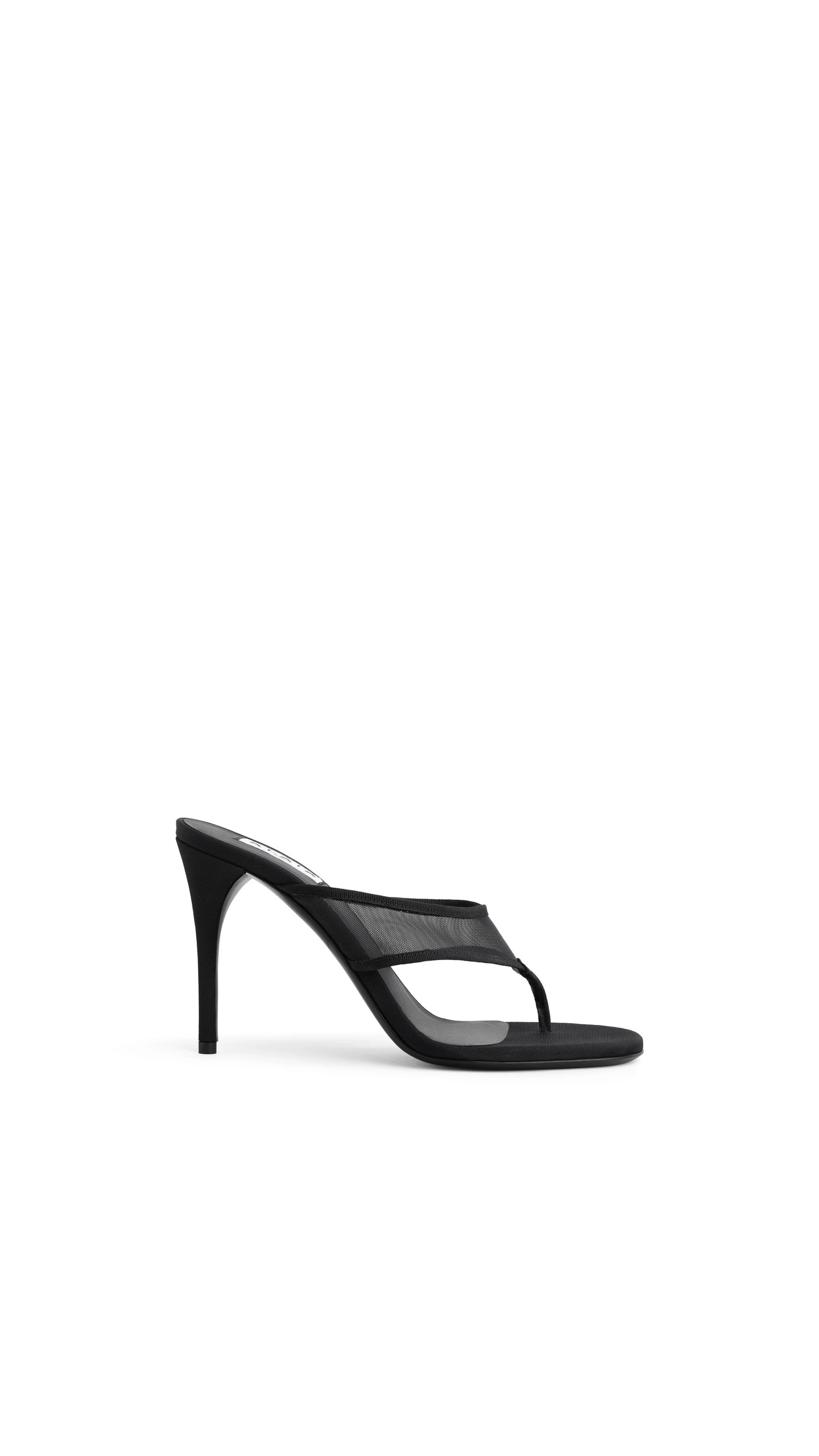 Alaia Thong Mules in Mesh, Black, 90 mm Alaia Thong Mules in Mesh, Black, 90 mm | Mules | Luxury Shoes