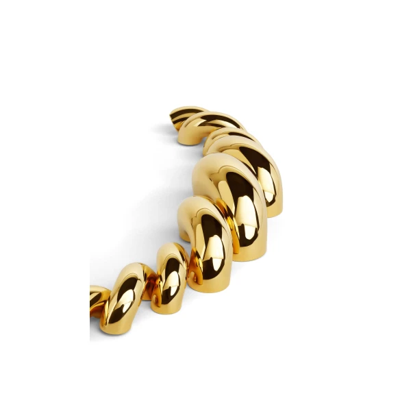 Alaia Torsion Bracelet in Gold | Bracelets | Luxury Shoes 