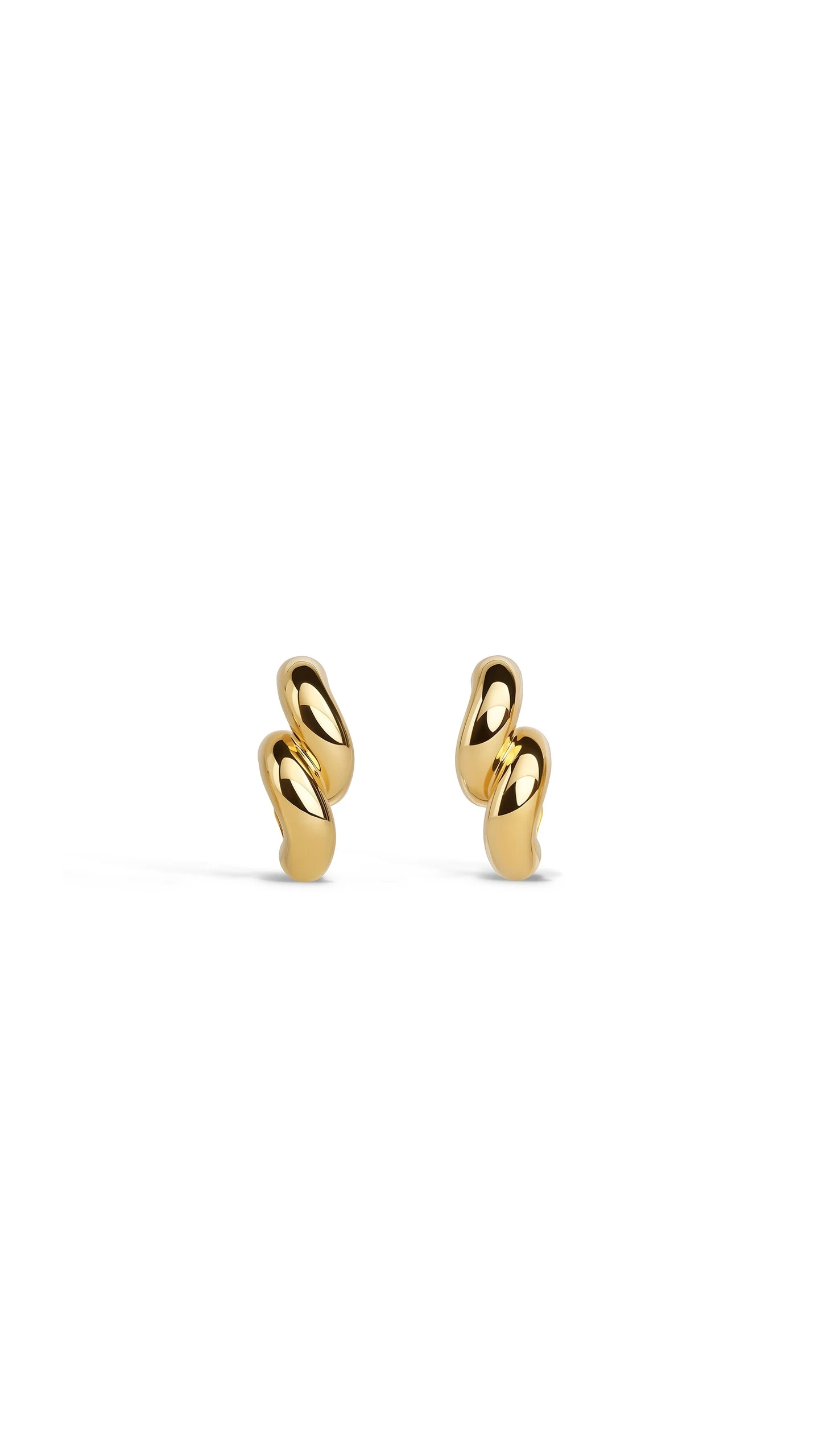 Alaia Torsion Clip Earrings in Gold Alaia Torsion Clip Earrings in Gold | Earrings | Luxury Shoes