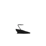 Alaia Wave Pumps in Suede, Black | Heels | Luxury Shoes 