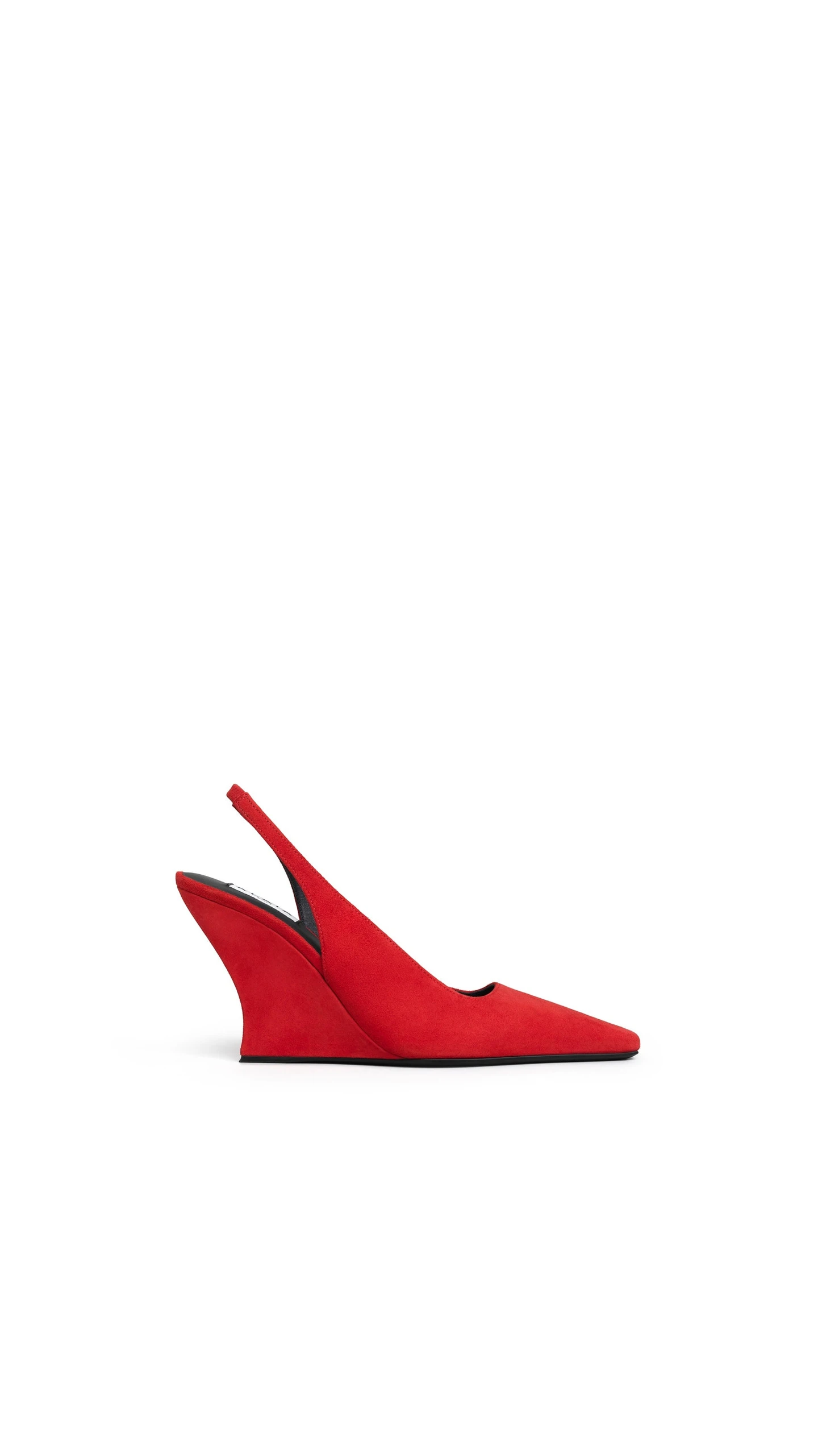Alaia Wave Slingbacks in Suede, Burnt Orange Alaia Wave Slingbacks in Suede, Burnt Orange | Heels | Luxury Shoes