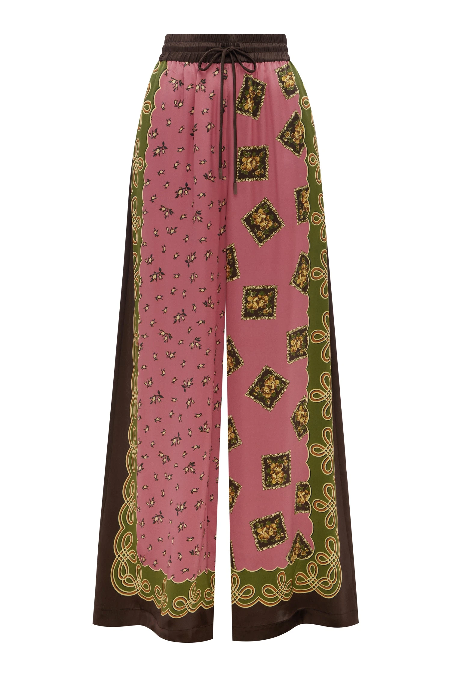 Lacey Silk Pant by Alemais - Pants Alémais Lacey Silk Pant