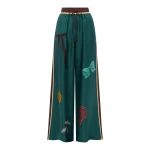 Alémais Rosette Silk Pant