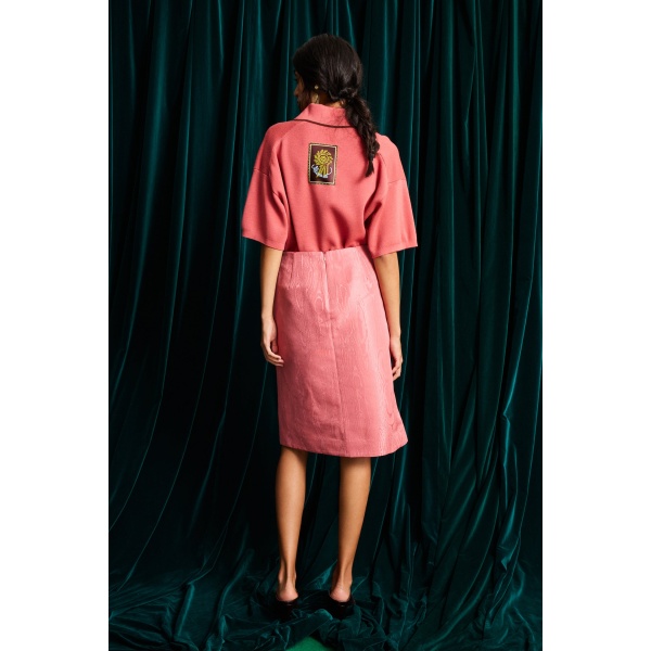 a polyester moiré
