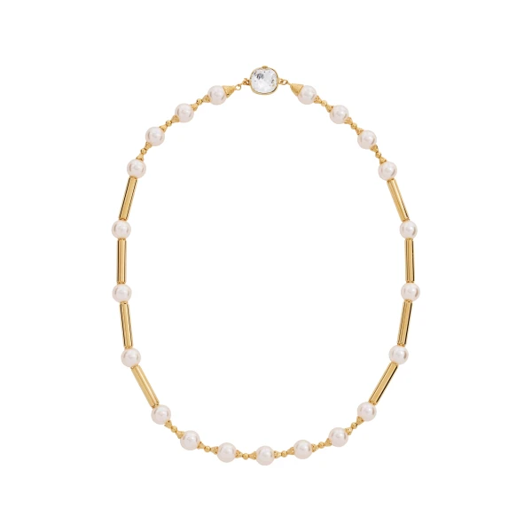Pearl and Gold Necklace