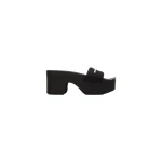 Alexander Wang 85mm Platform Slide in Black | Luxury Shoes 