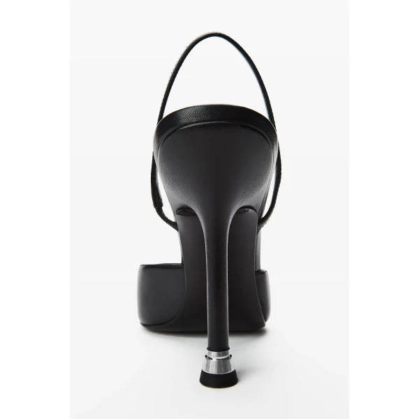 Alexander Wang Akilita 105mm Slingback in Black | Heels | Luxury Shoes 