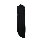 Alexander Wang Asymmetric Drape Midi Dress in Black | Luxury Shoes 