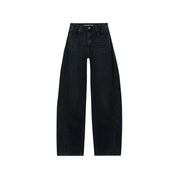Alexander Wang Balloon Logo-Embossed Jogger in Grey Aged | Luxury Shoes 