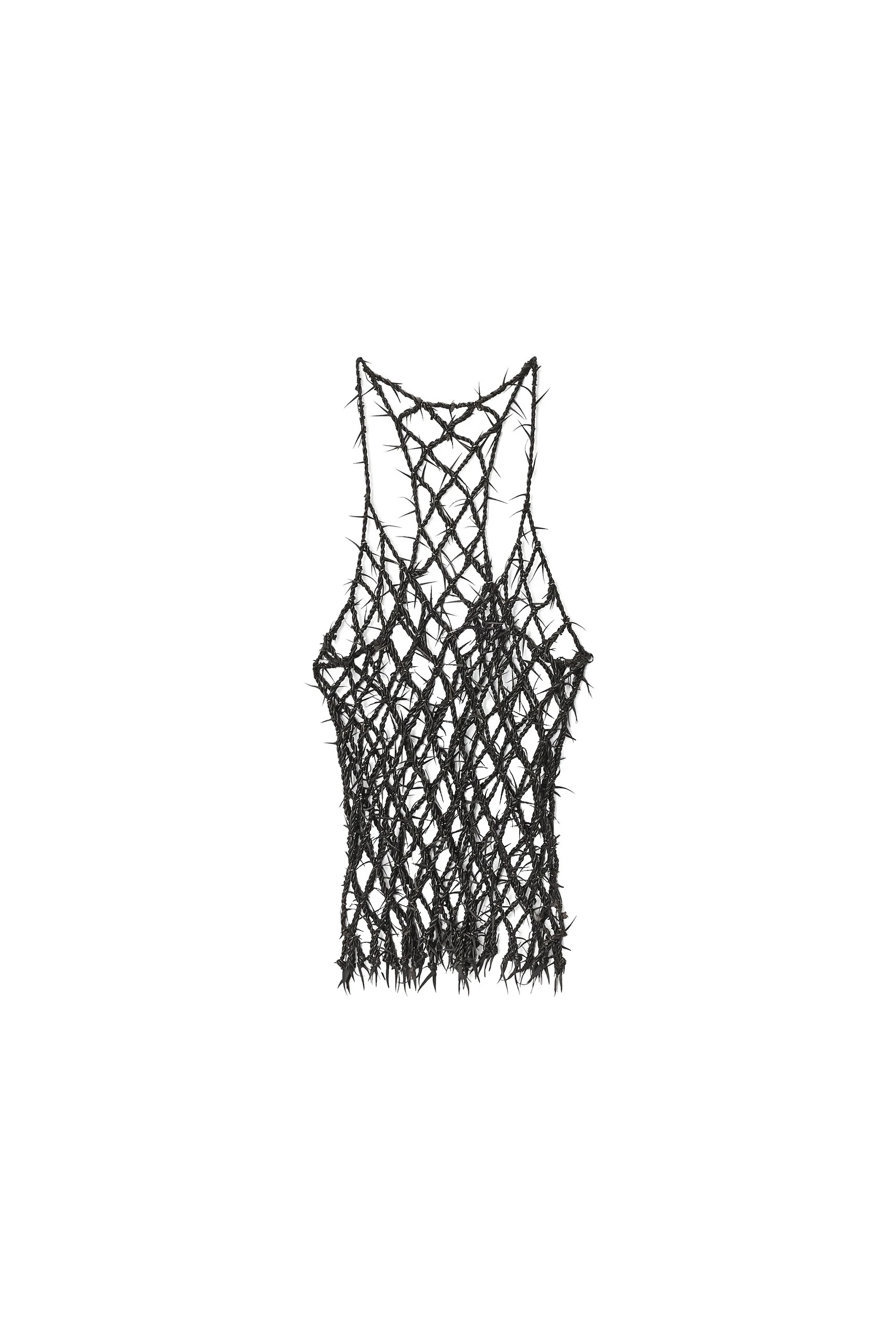 Alexander Wang Barbed Leather Tank in Black Alexander Wang Barbed Leather Tank in Black | Luxury Shoes