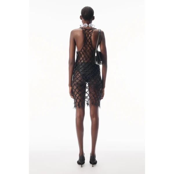 Alexander Wang Barbed Wire Dress in Black | Dresses | Luxury Shoes 