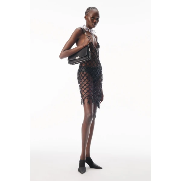 Alexander Wang Barbed Wire Dress in Black | Dresses | Luxury Shoes 