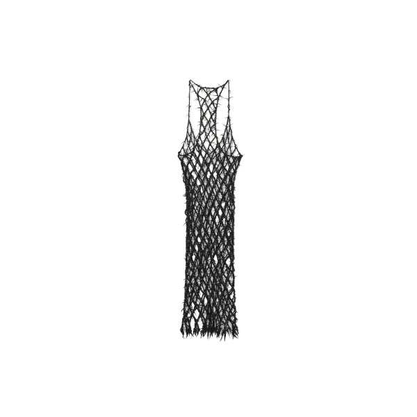 Alexander Wang Barbed Wire Dress in Black | Luxury Shoes 