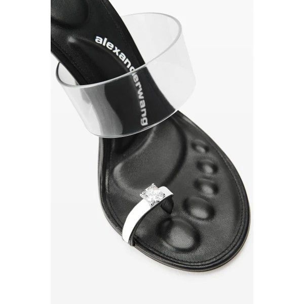 Alexander Wang Bianca 105mm Sandal in Black | Sandals | Luxury Shoes 