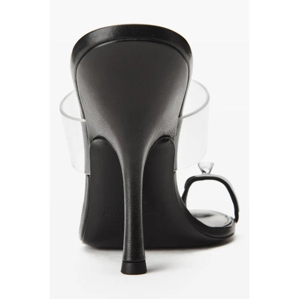 Alexander Wang Bianca 105mm Sandal in Black | Sandals | Luxury Shoes 