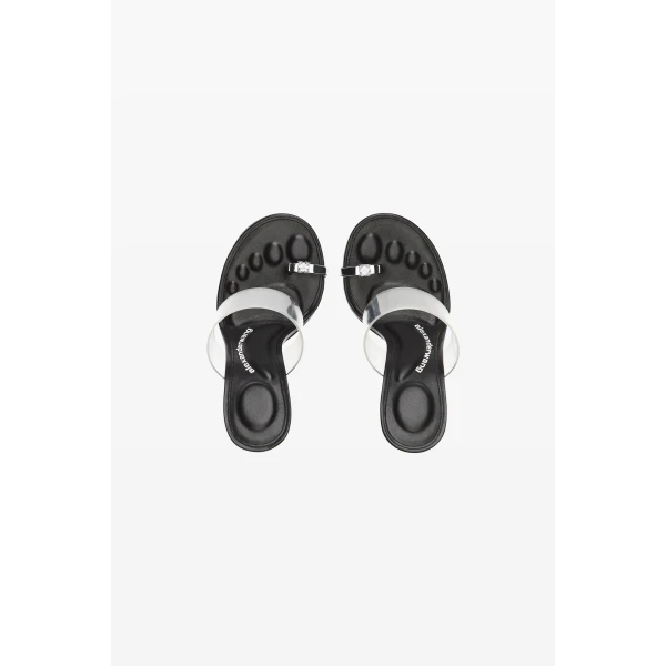 Alexander Wang Bianca 105mm Sandal in Black | Sandals | Luxury Shoes 