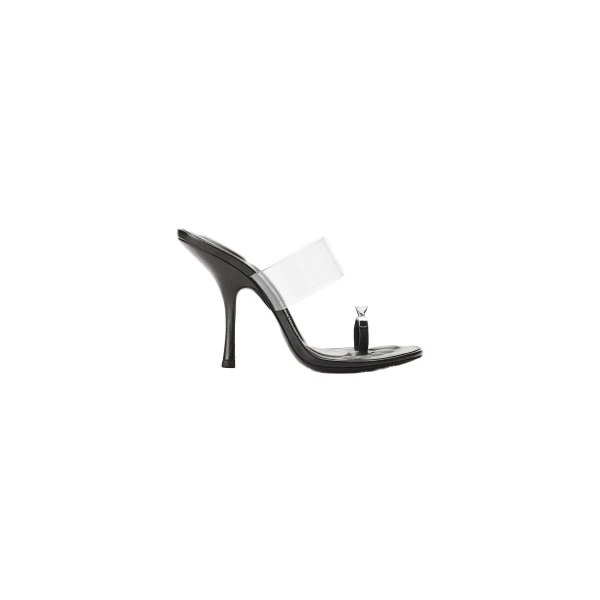 Alexander Wang Bianca 105mm Sandal in Black | Luxury Shoes 