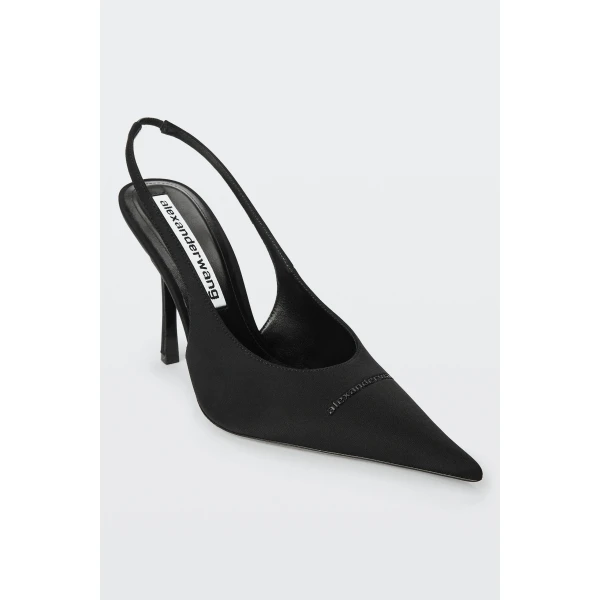 Alexander Wang Buffy 105mm Slingback Pump in Black | Heels | Luxury Shoes 