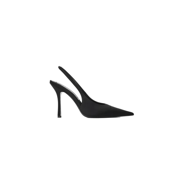 Alexander Wang Buffy 105mm Slingback Pump in Black | Luxury Shoes 