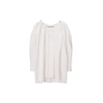 Alexander Wang Bungee Scoop Neck Mini Shirt Dress in White | Luxury Shoes 