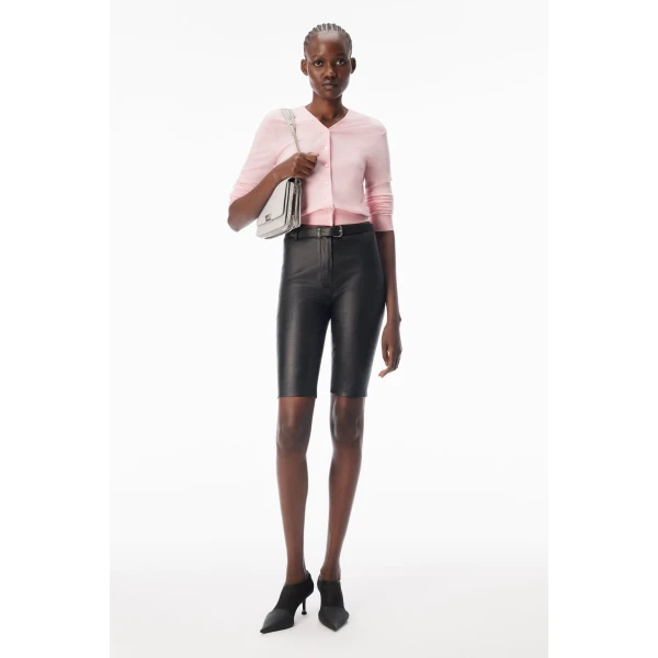 Alexander Wang Button-Front Cardigan in Ballet Pink | Cardigan | Luxury Shoes 