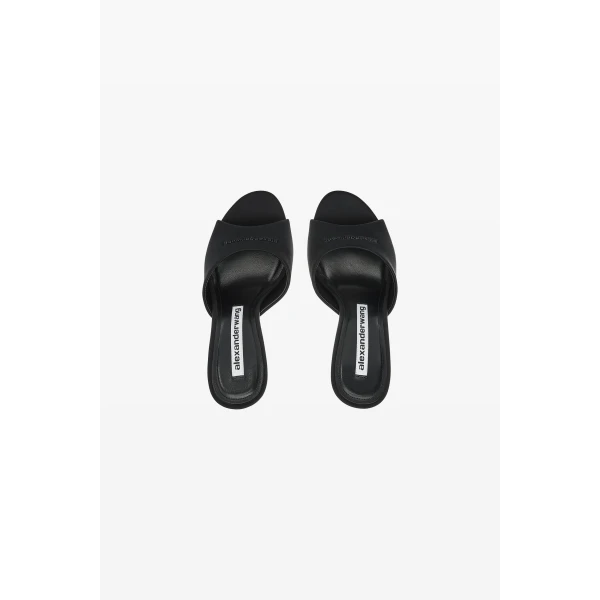 Alexander Wang Cher 105mm Mule in Black | Mules | Luxury Shoes 