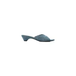 Alexander Wang Cher 35mm Kitten Mule in Blue | Luxury Shoes 