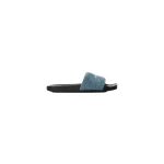 Alexander Wang Crystal Hotfix Denim Pool Slide in Vintage Medium Indigo | Luxury Shoes 