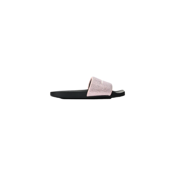 Alexander Wang Crystal Hotfix Pool Slide in Pink | Luxury Shoes 