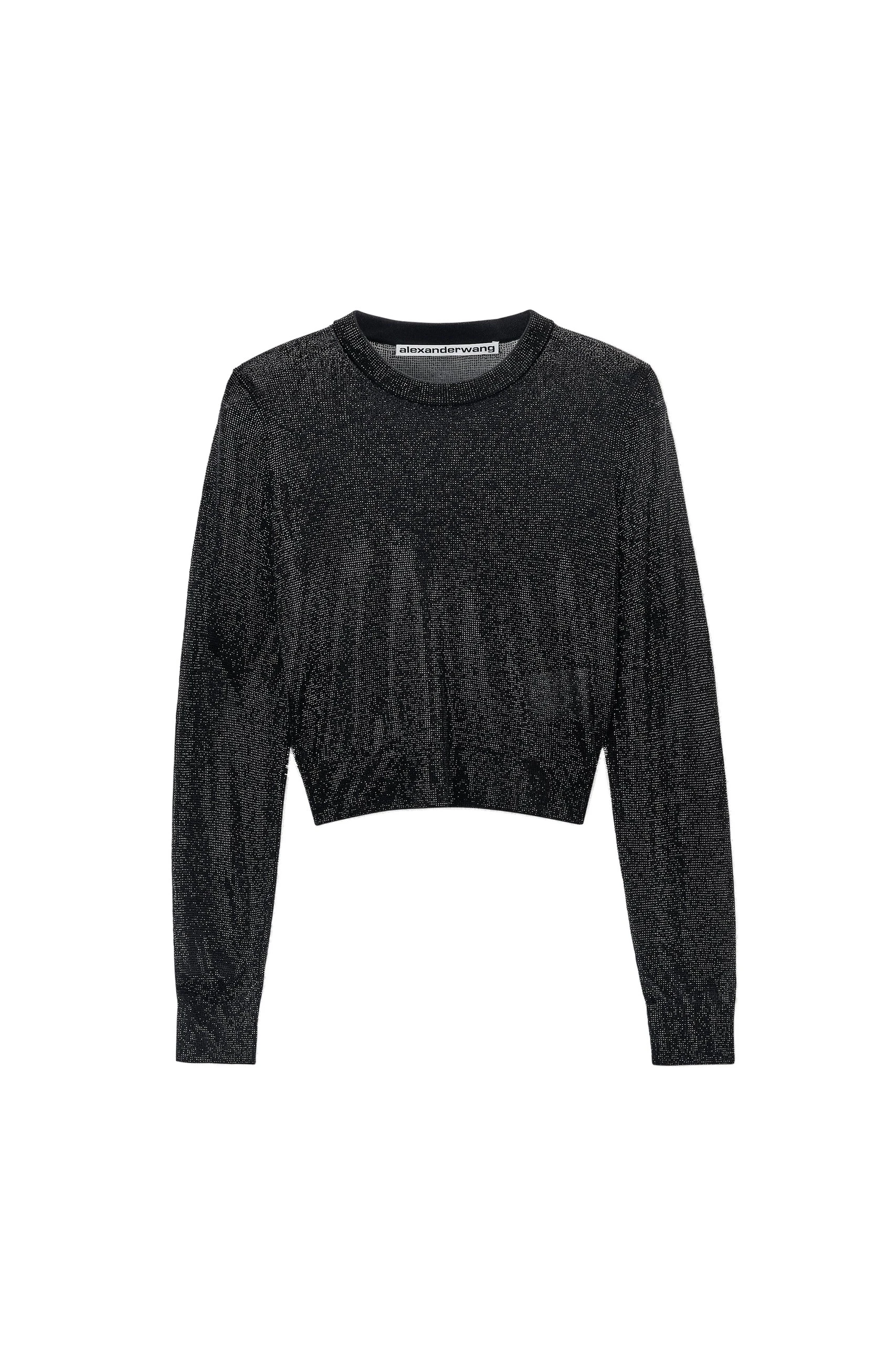 Alexander Wang Crystal Hotfix Pullover in Black Alexander Wang Crystal Hotfix Pullover in Black | Luxury Shoes