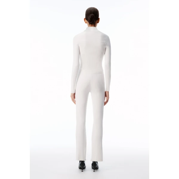 Alexander Wang Debossed Logo Fitted Jacket in Optic White | Jackets | Luxury Shoes 