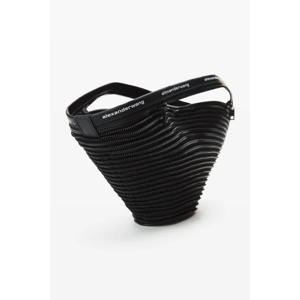 Alexander Wang Disc Small Zipper Tote in Black | Totes & Top-Handle Bags | Luxury Shoes 