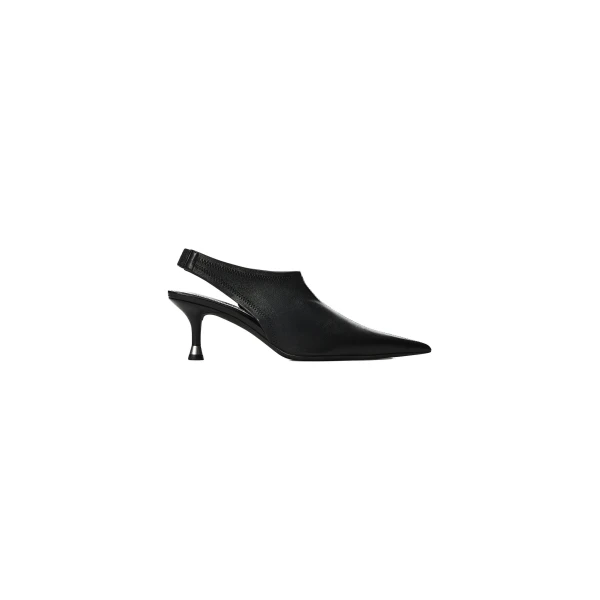 Alexander Wang Fei 65mm Stretch Slingback in Black | Luxury Shoes 