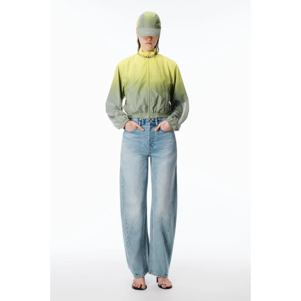 Alexander Wang Float Mid-Rise Jean in Vintage Bleach Blue | Denim | Luxury Shoes 