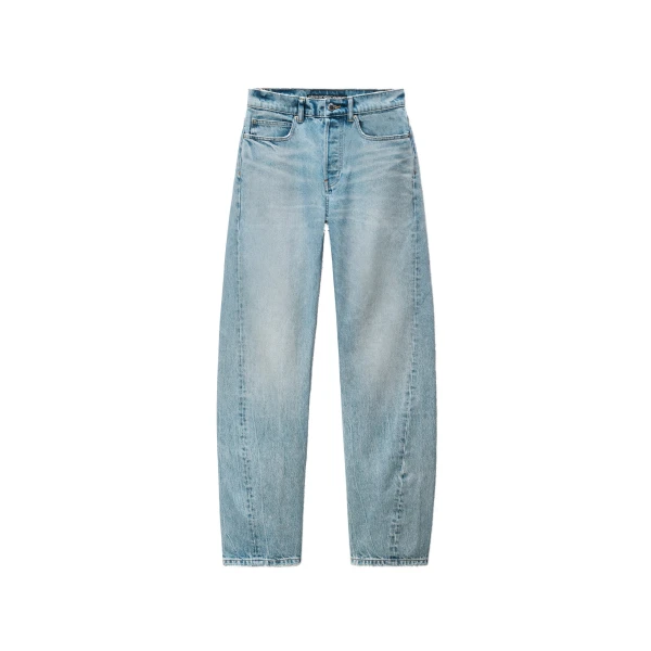 Alexander Wang Float Mid-Rise Jean in Vintage Bleach Blue | Luxury Shoes 