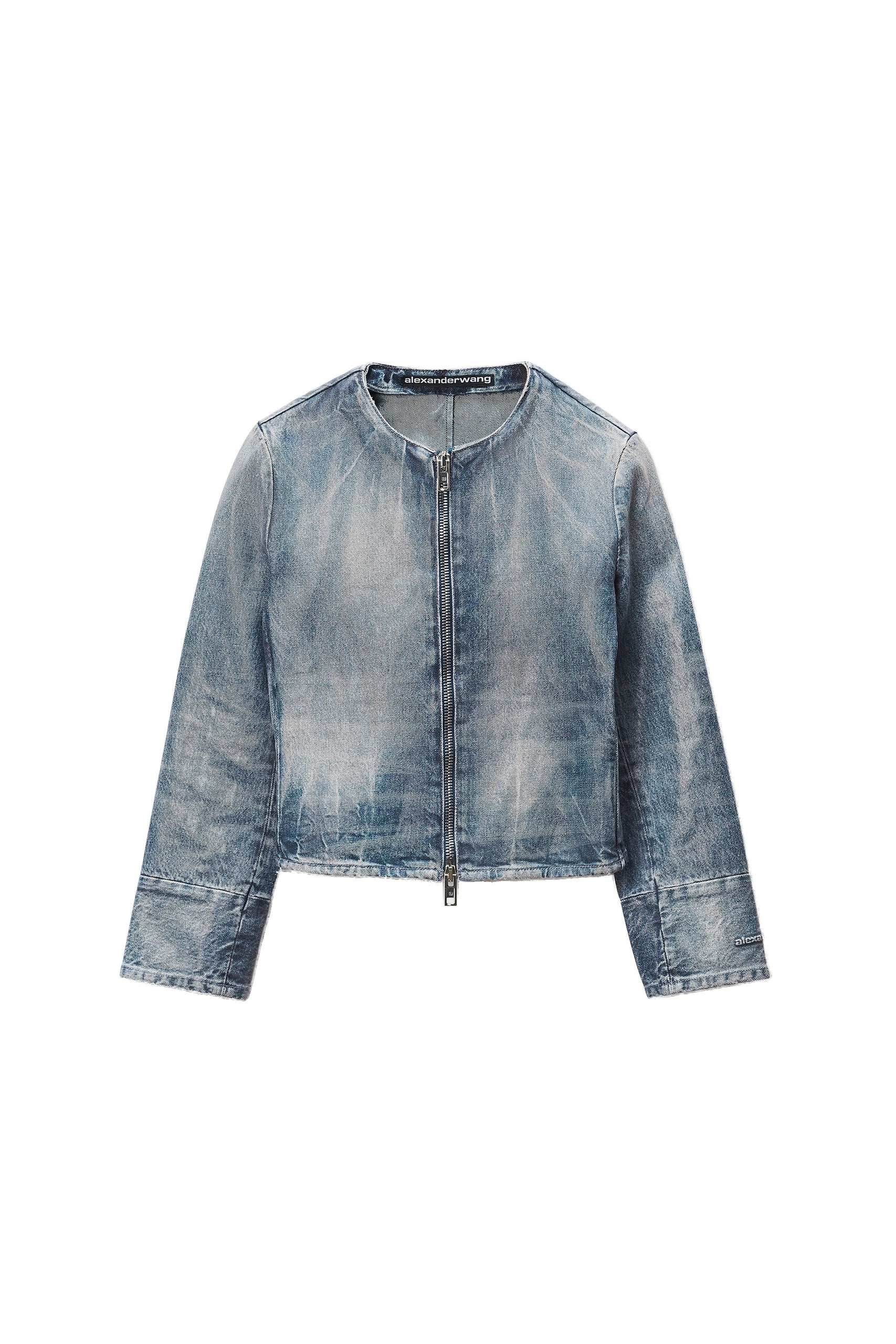 Alexander Wang Glazed Denim Jacket in Glazed Vintage Indigo Alexander Wang Glazed Denim Jacket in Glazed Vintage Indigo | Luxury Shoes