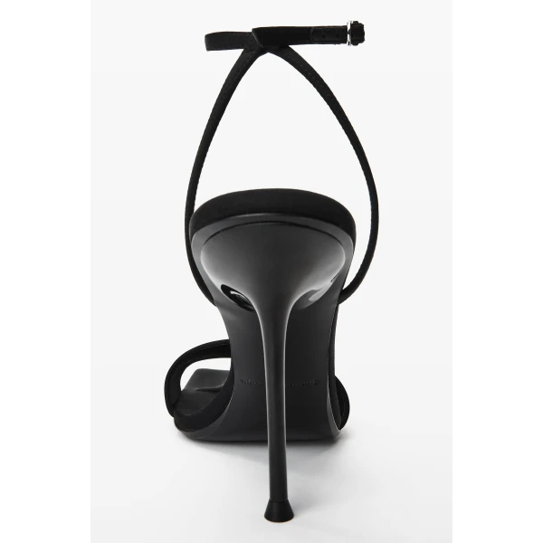 Alexander Wang Julie 105mm Billboard Sandal in Black | Sandals | Luxury Shoes 