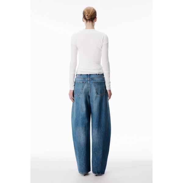 Alexander Wang Layered Long-Sleeve Top in White | Tops | Luxury Shoes 