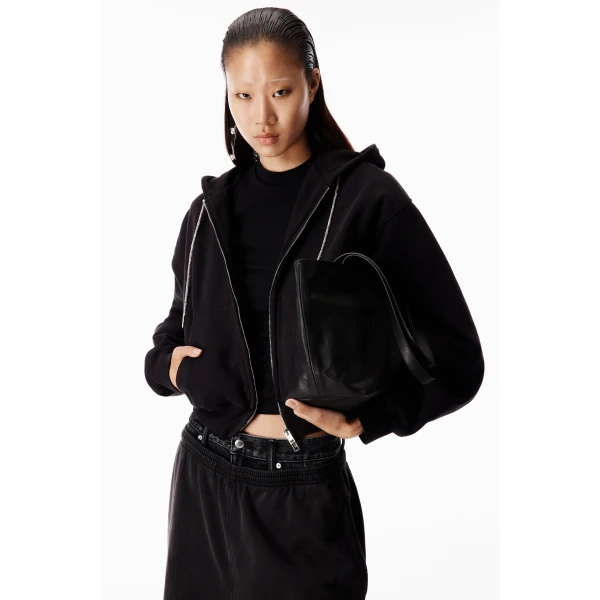 Alexander Wang Layered Short-Sleeve Top in Black | Shorts | Luxury Shoes 