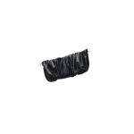 Alexander Wang Leather Cropped Off Shoulder Gathered Bra Top in Black | Luxury Shoes 