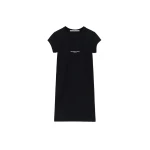 Alexander Wang Logo Fitted Mini Dress in Black | Luxury Shoes 