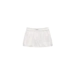 Alexander Wang Mid-Rise Mini Boxer Skort in White | Luxury Shoes 