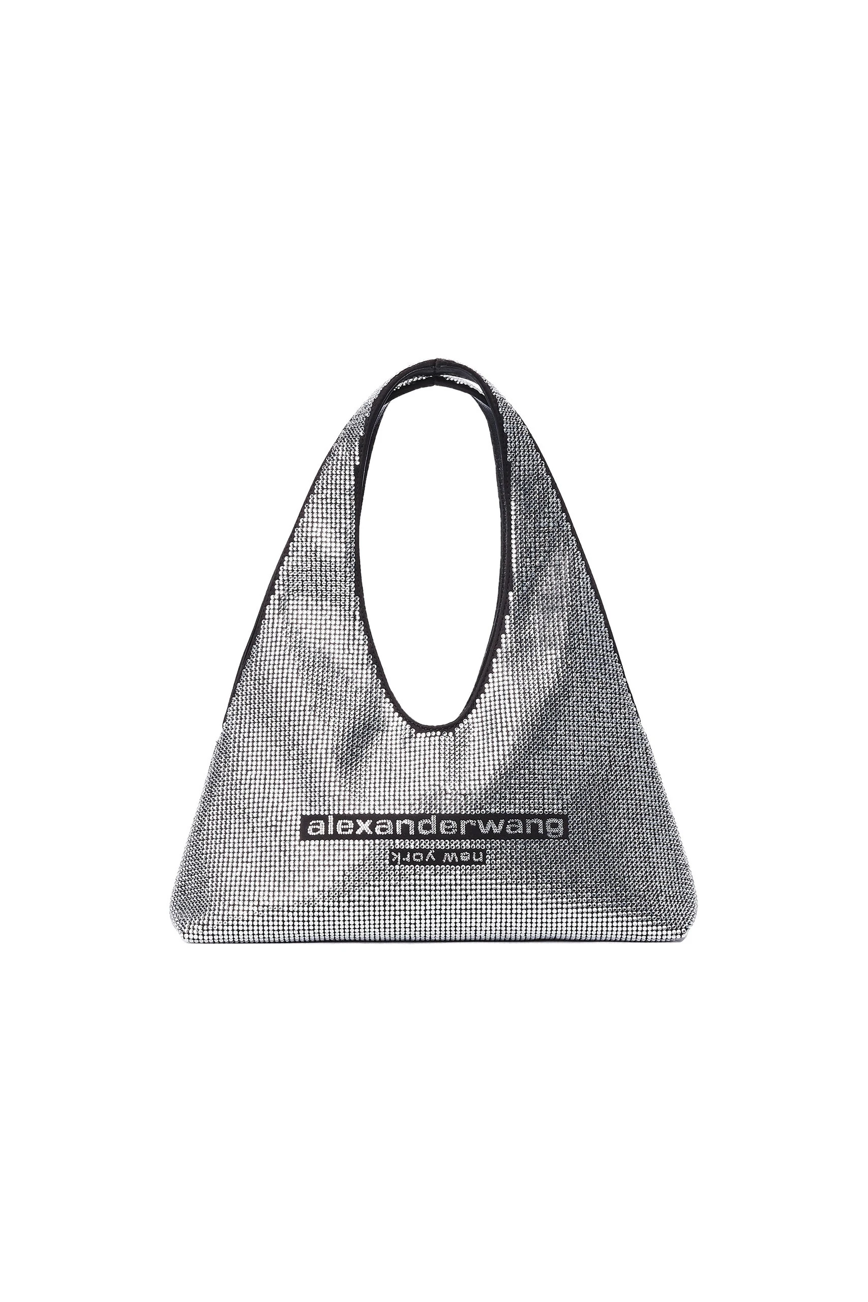 Alexander Wang Pike Crystal Mini Bag in Black and Silver Alexander Wang Pike Crystal Mini Bag in Black and Silver | Luxury Shoes
