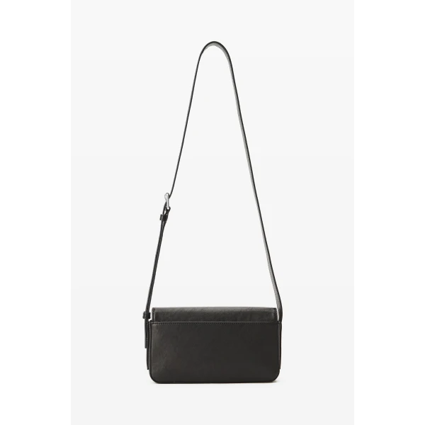 Alexander Wang Punch Flap Crossbody Bag in Black | Shoulder & Crossbody Bags | Luxury Shoes 