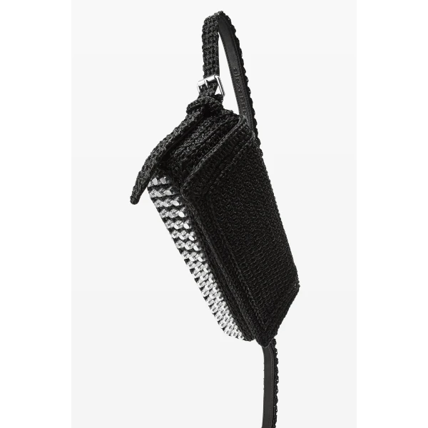 Alexander Wang Ricco Cozy Slim Flap Bag in Black | Shoulder & Crossbody Bags | Luxury Shoes 