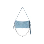 Alexander Wang Ricco Denim Slim Flap Bag in Blue | Luxury Shoes 
