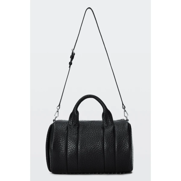 Alexander Wang Rocco Reissue Large Duffle Bag in Black | Totes & Top-Handle Bags | Luxury Shoes 